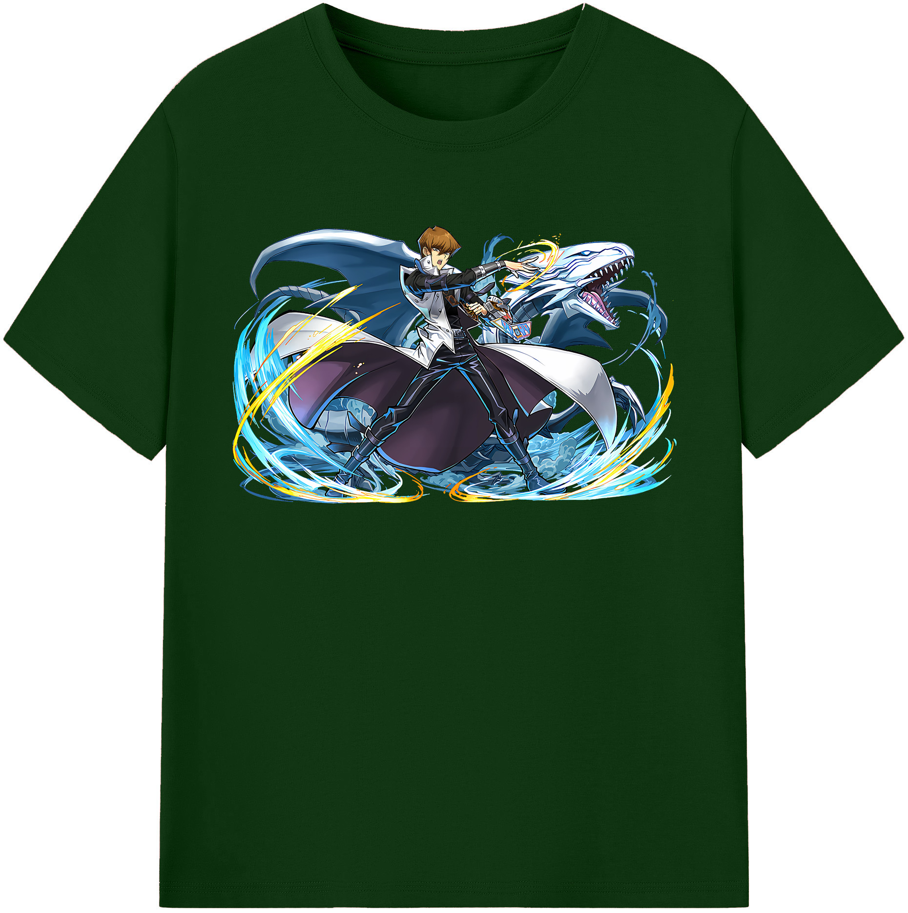 （画像用） 遊☆戯☆王 Yu-Gi-Oh! 綿100％半袖Tシャツ（フロントプリント）
